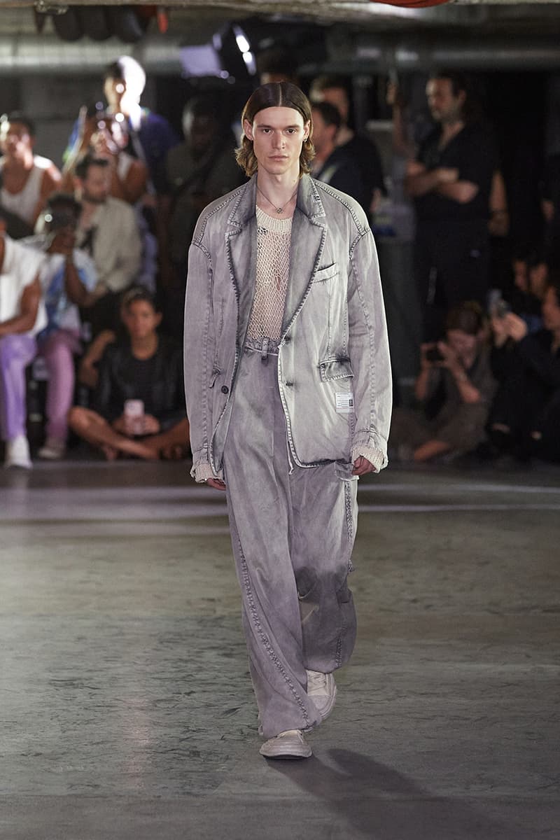 maison mihara yasuhiro spring/summer 2024 runway lo-fi music lookbooks paris fashion week 