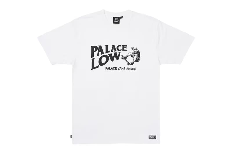 palace summer 7 vans low sneaker t-shirt collaboration details