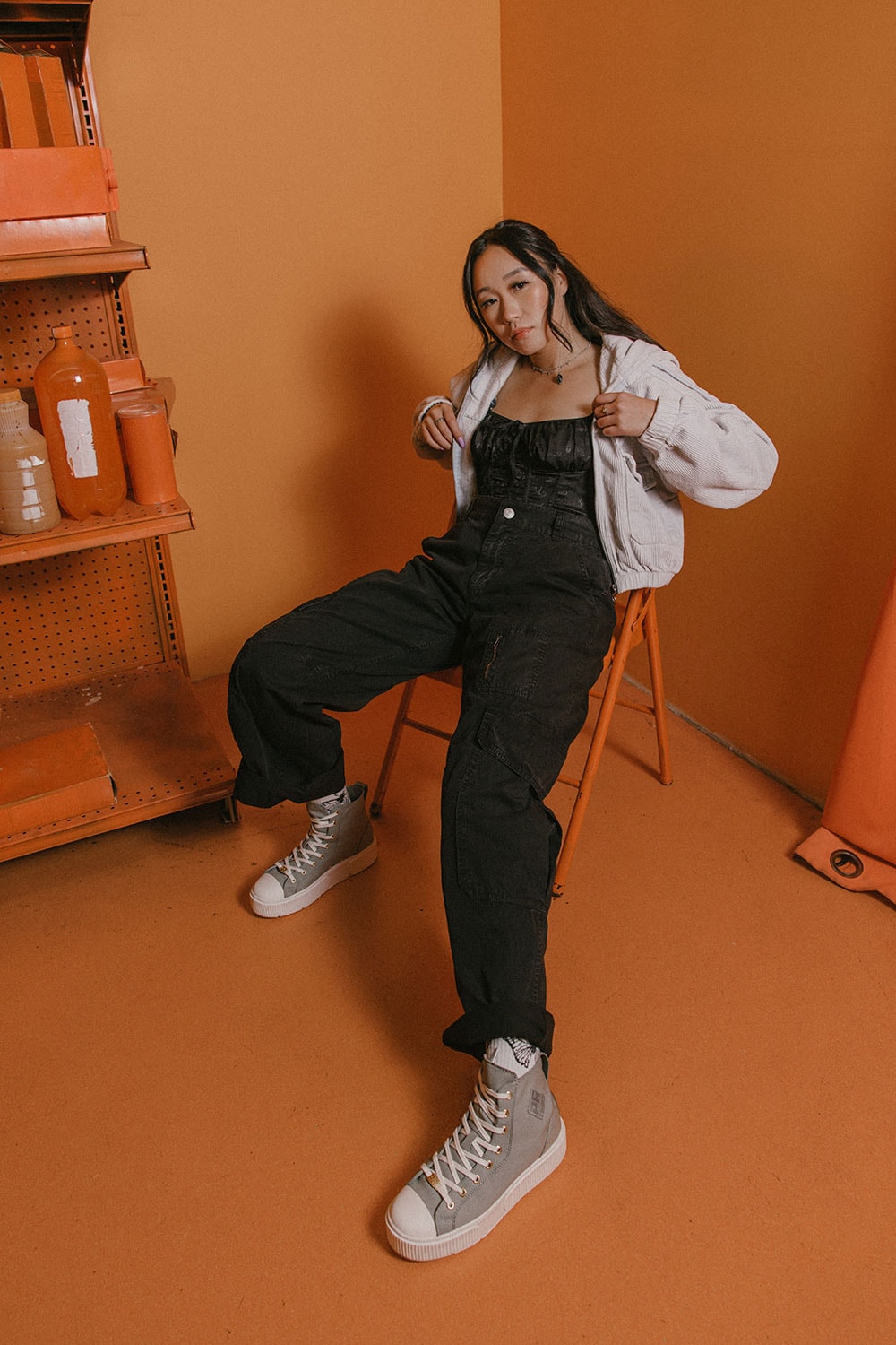 pf flyers allston sneaker release new show cement mirage white-peaches and cream colorway spring summer 2023 footwear drop all american hi sneaker high top female-led female focused