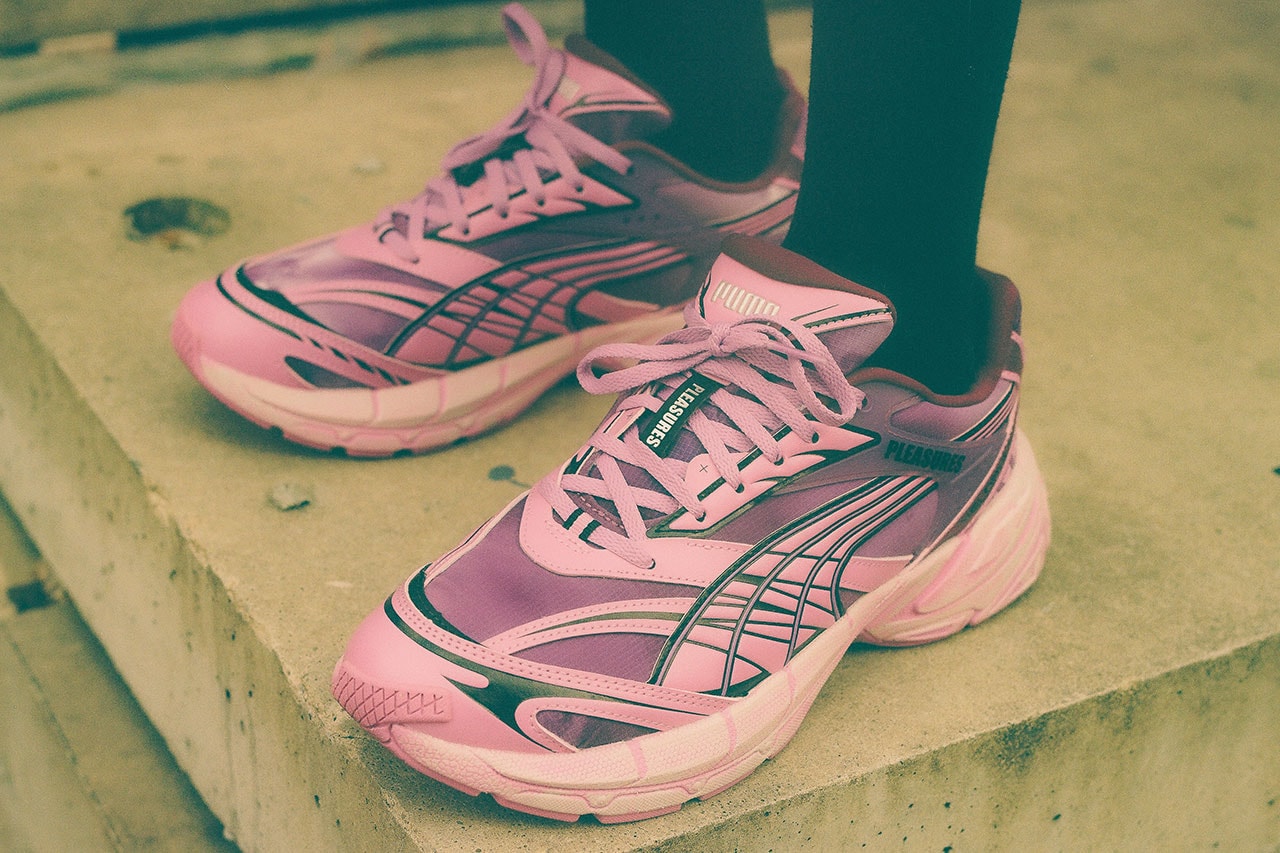 puma pleasures sneaker pink trainer