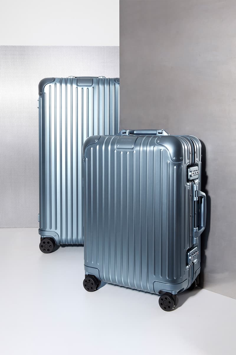 rimowa arctic waters blue capsule collection details