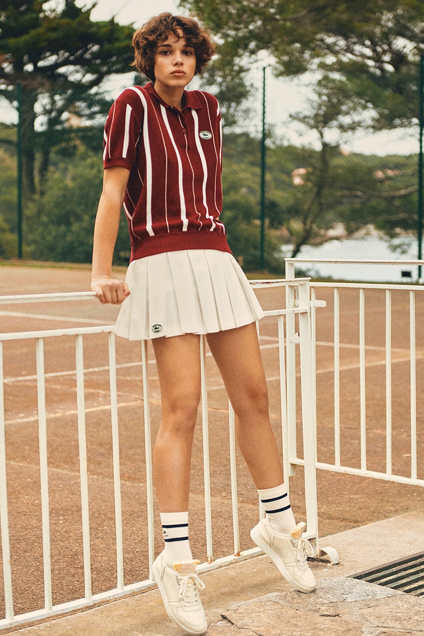 sporty and rich lacoste tennis collection skirts polos 