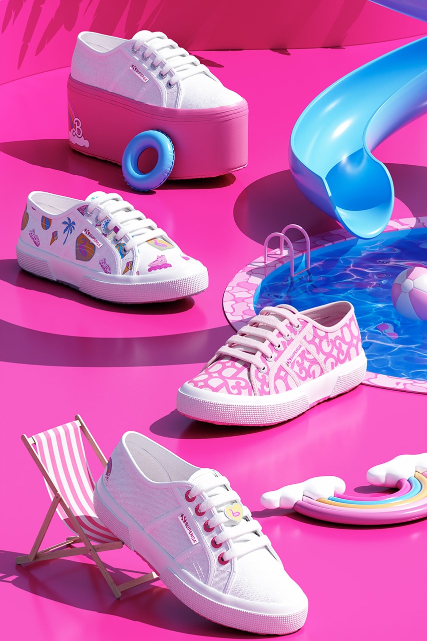 superga barbie movie footwear collaboration sneakers flatforms where to buy release information 