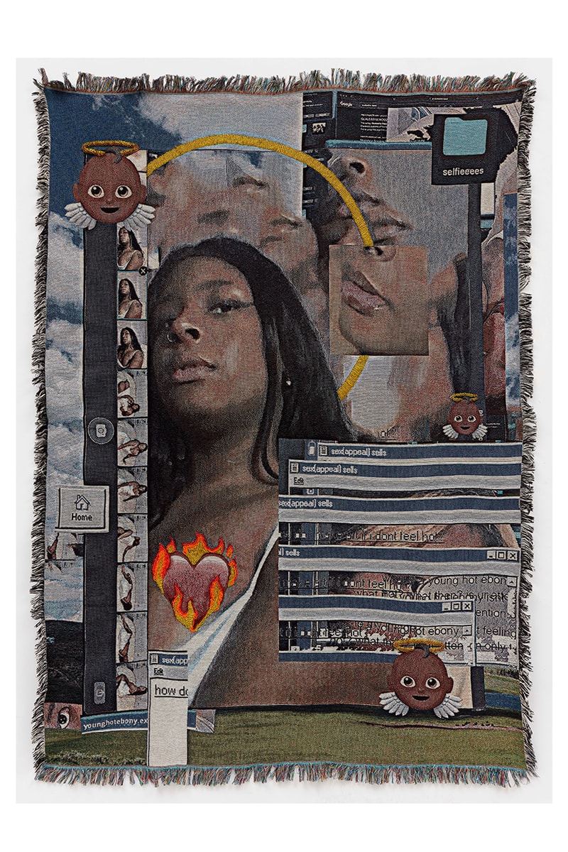 artist qualeasha wood tapestries digital bodies black women
