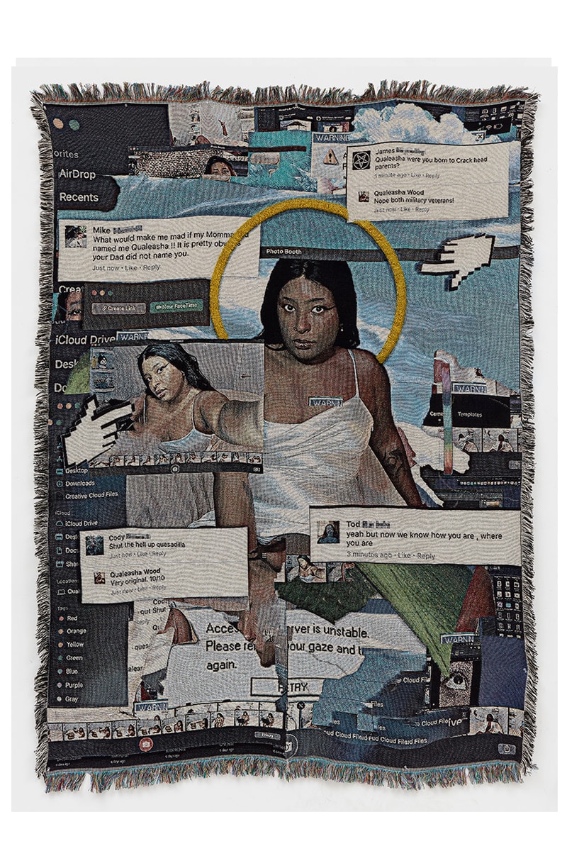 artist qualeasha wood tapestries digital bodies black women