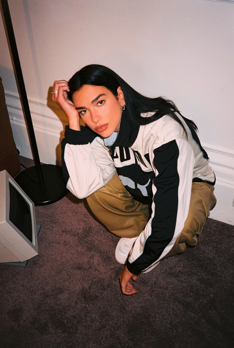 dua lipa puma lookbook clothes tops trainers sneakers