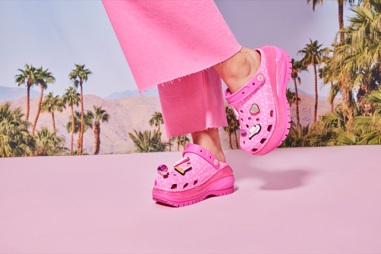 barbie pink crocs clogs sandals slip on shoe