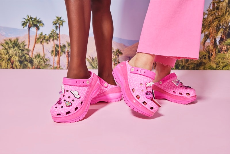 barbie pink crocs clogs sandals slip on shoe