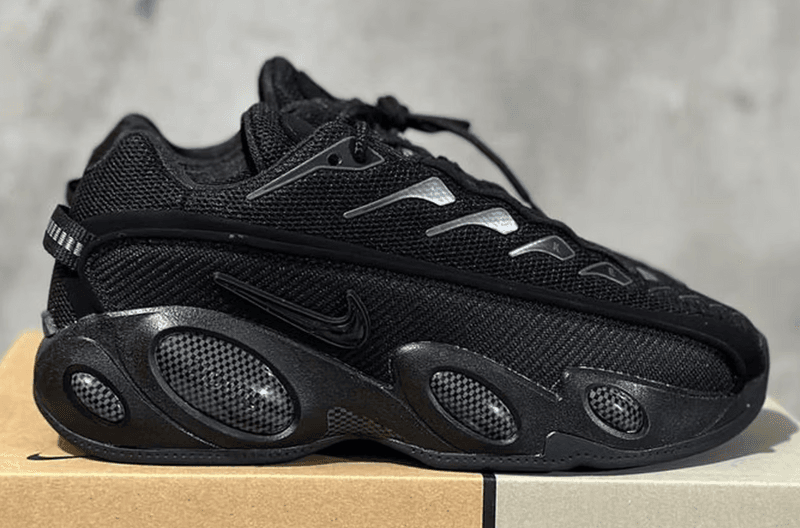 drake nike nocta glide sneaker green red black