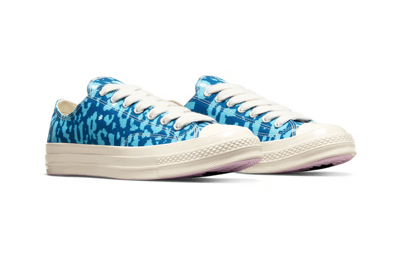 tyler the creator golf le fleur converse chuck 70 low digital leopard pink brown green