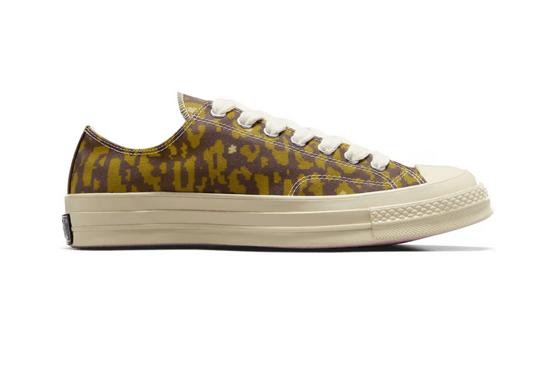 tyler the creator golf le fleur converse chuck 70 low digital leopard pink brown green