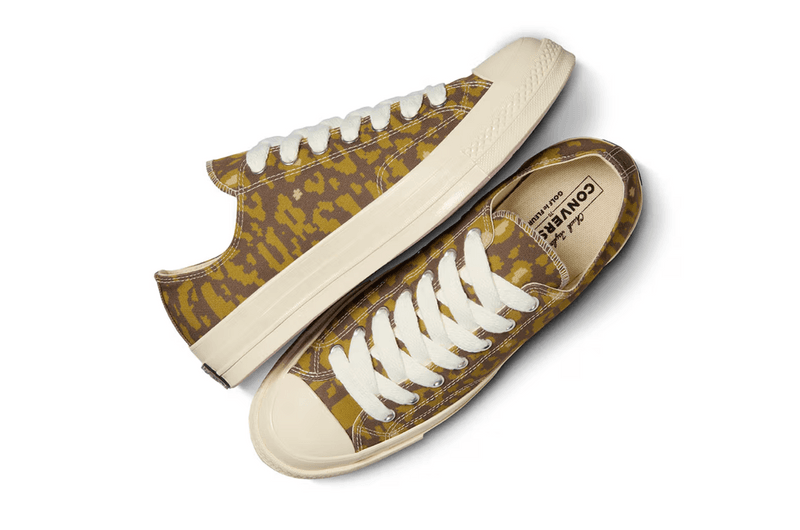 tyler the creator golf le fleur converse chuck 70 low digital leopard pink brown green