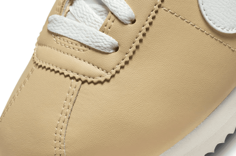 nike cortez sneaker sesame beige white brown 