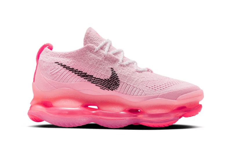 nike air max scorpion pink sneaker knitted upper