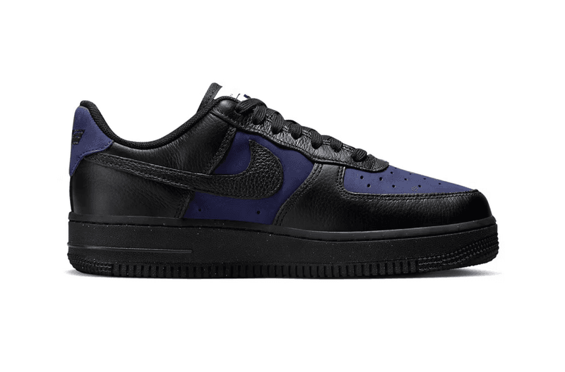 nike air force 1 low indigo black sneaker shoe