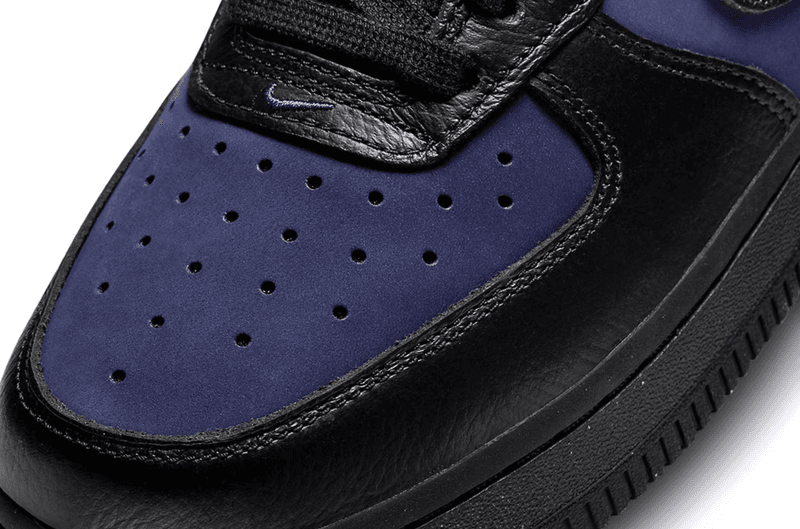 nike air force 1 low indigo black sneaker shoe
