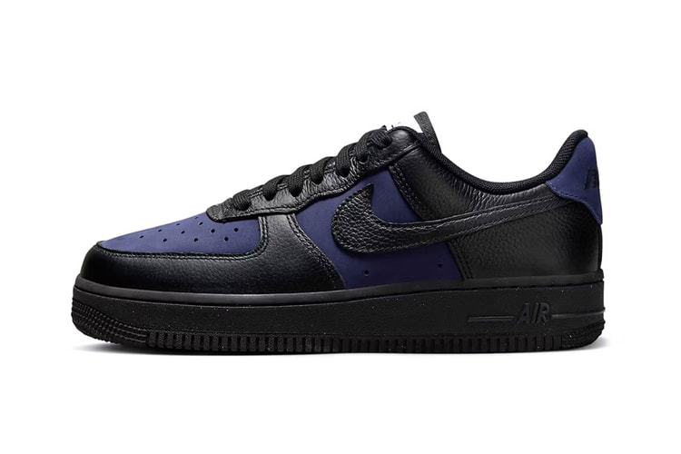 Nike Gets Classy With "Black/Indigo" Air Force 1 Low