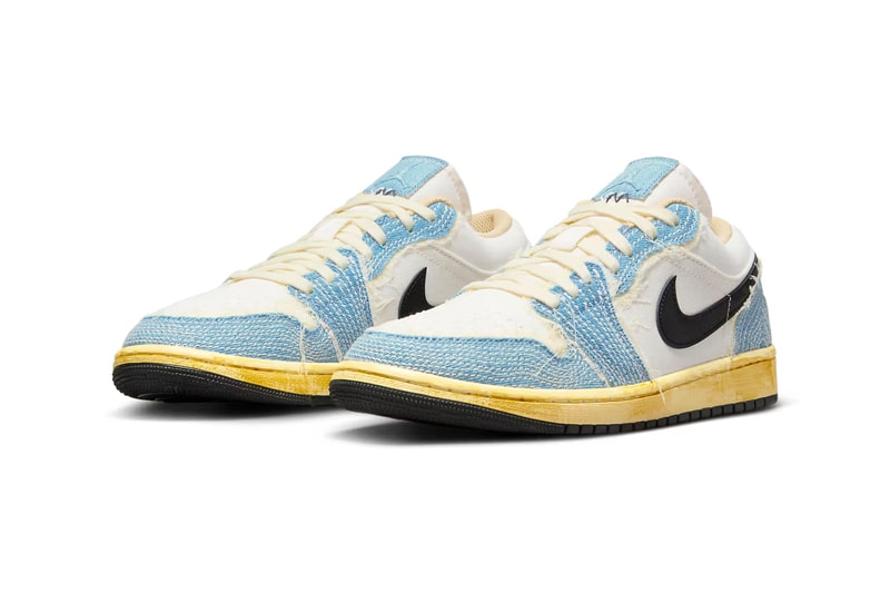 nike air jordan 1 low "sashiko" sneakers footwear where to buy 