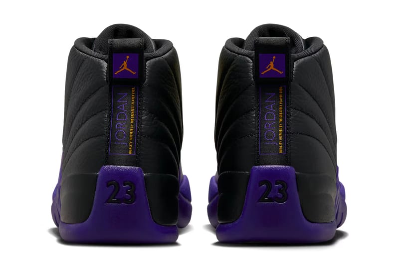 black and purple jordan 12 release date