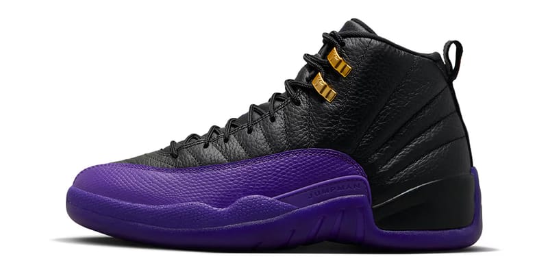 the purple and black jordans