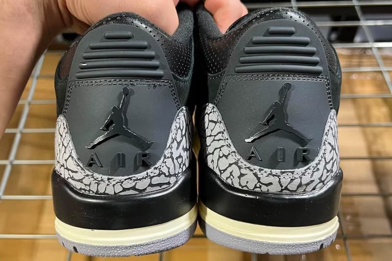 nike jordan brand air jordan 3 "off noir" sneakers footwear colorway where to buy release date price 