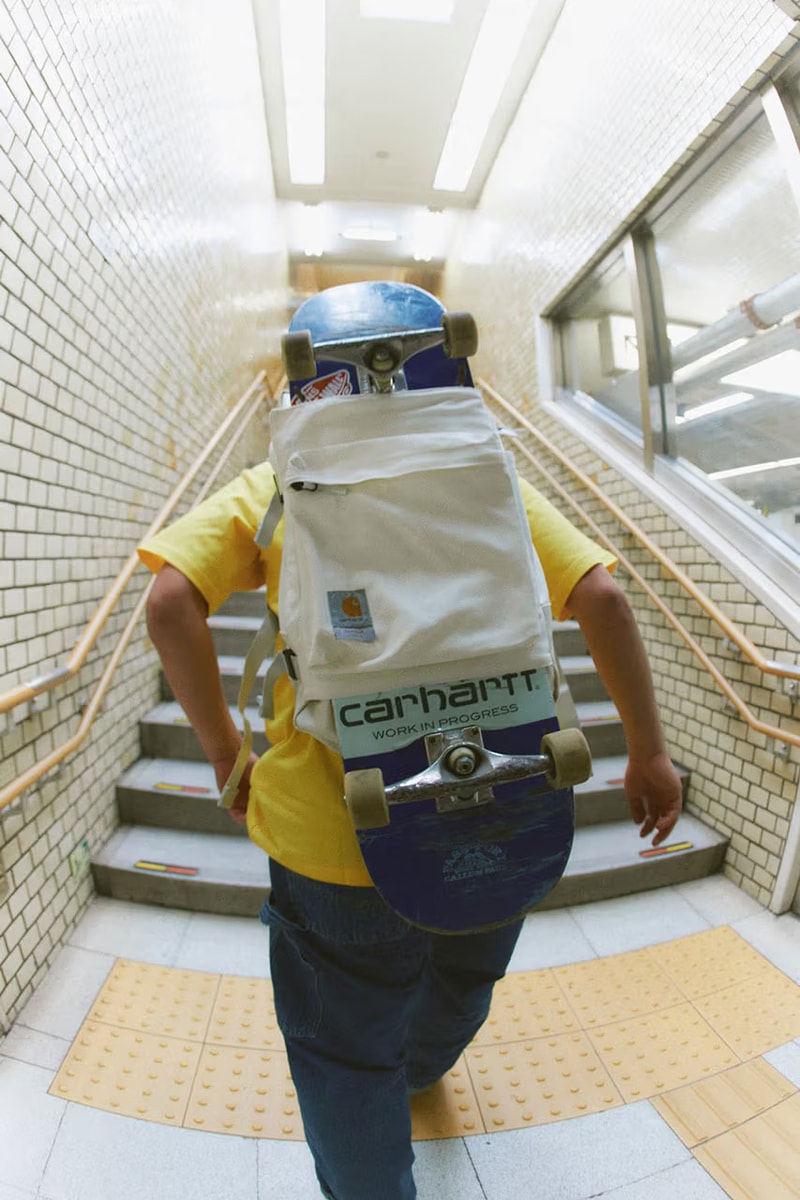 Carhartt WIP x RAMIDUS Newspaper Bag  White – Page Carhartt WIP x RAMIDUS  Newspaper Bag – Carhartt WIP USA