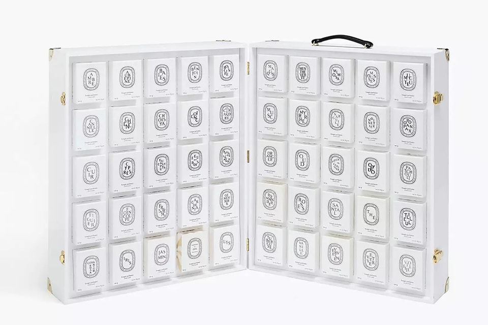 DIPTYQUE LARGE CANDLE BOXES EMPTY LOT 6.5 1.23 190g 35g STAGING DISPLAY NEW