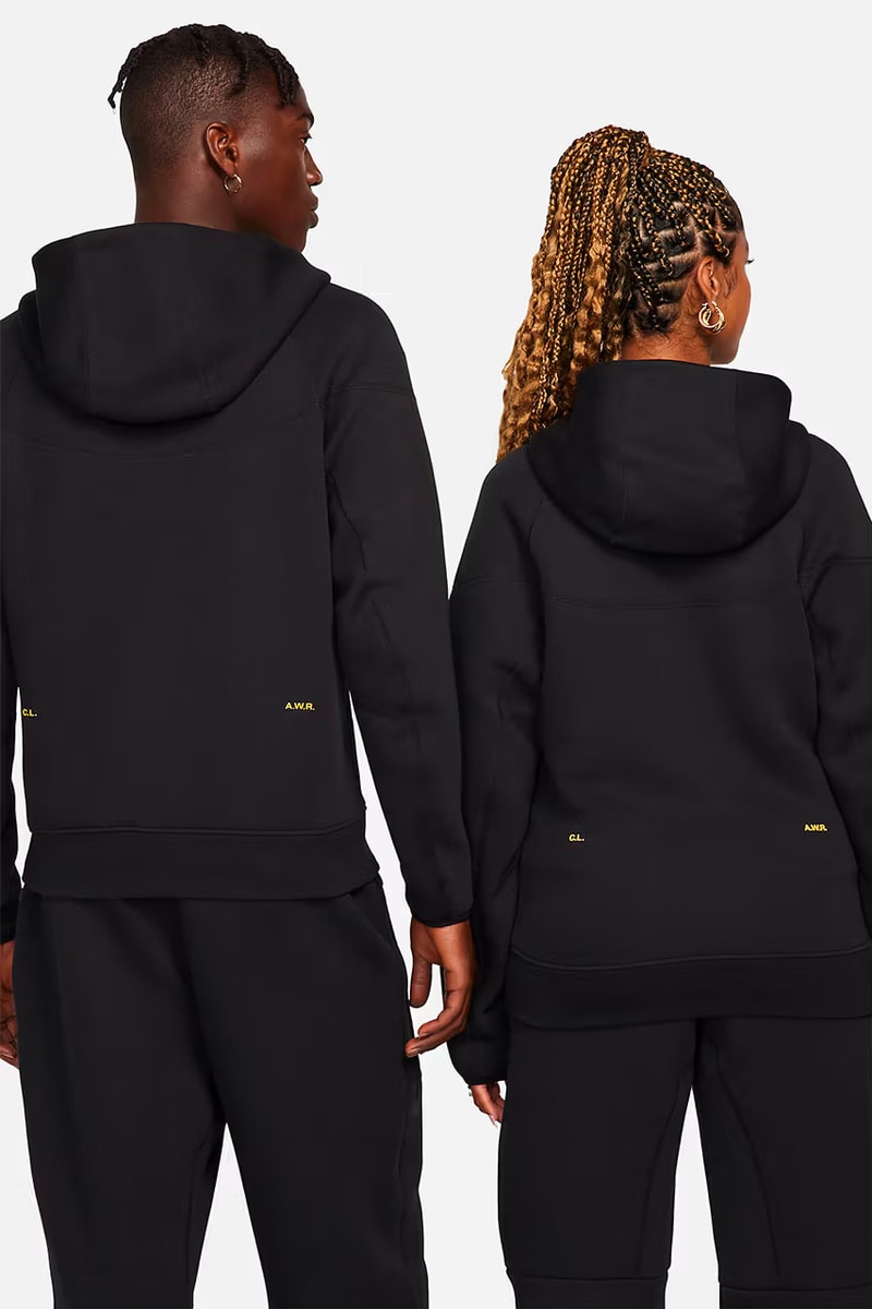 New 2023 Tech Black Tech Fleece Hoodie Full Zip Tracksuit Set For