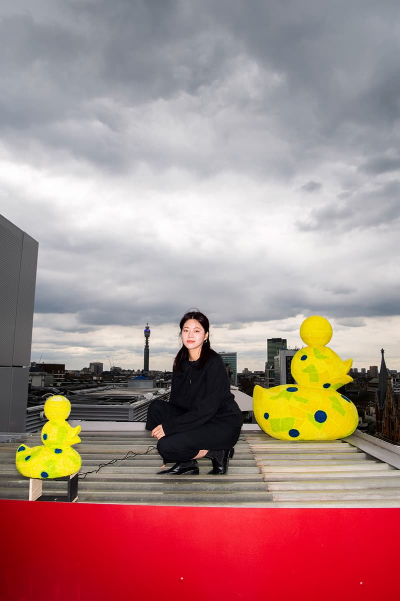 jia xi li duck sculptures the standard london interview