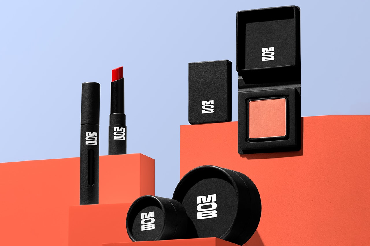 MOB Beauty Biodegradable packaging lipsticks compacts foundations sustainability 
