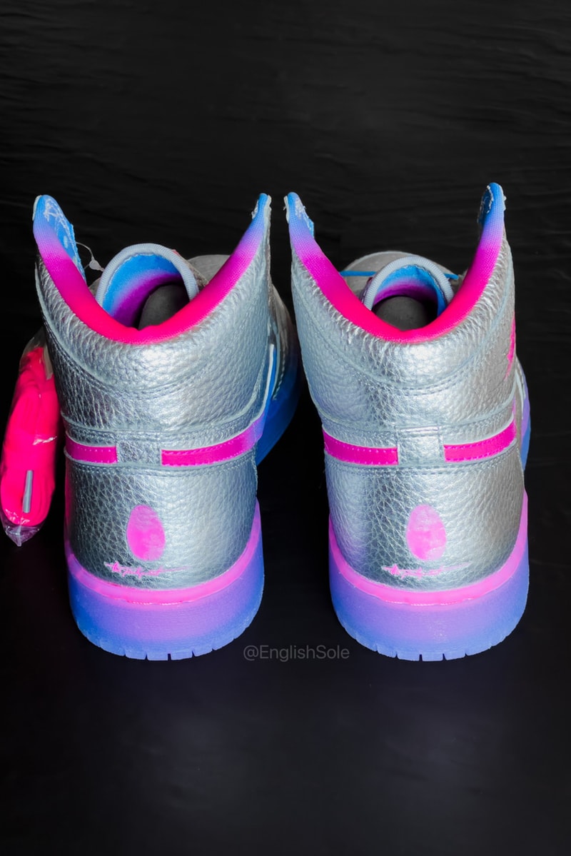 nicki minaj "the pink print" air jordan 1s sneakers footwear release info where to buy