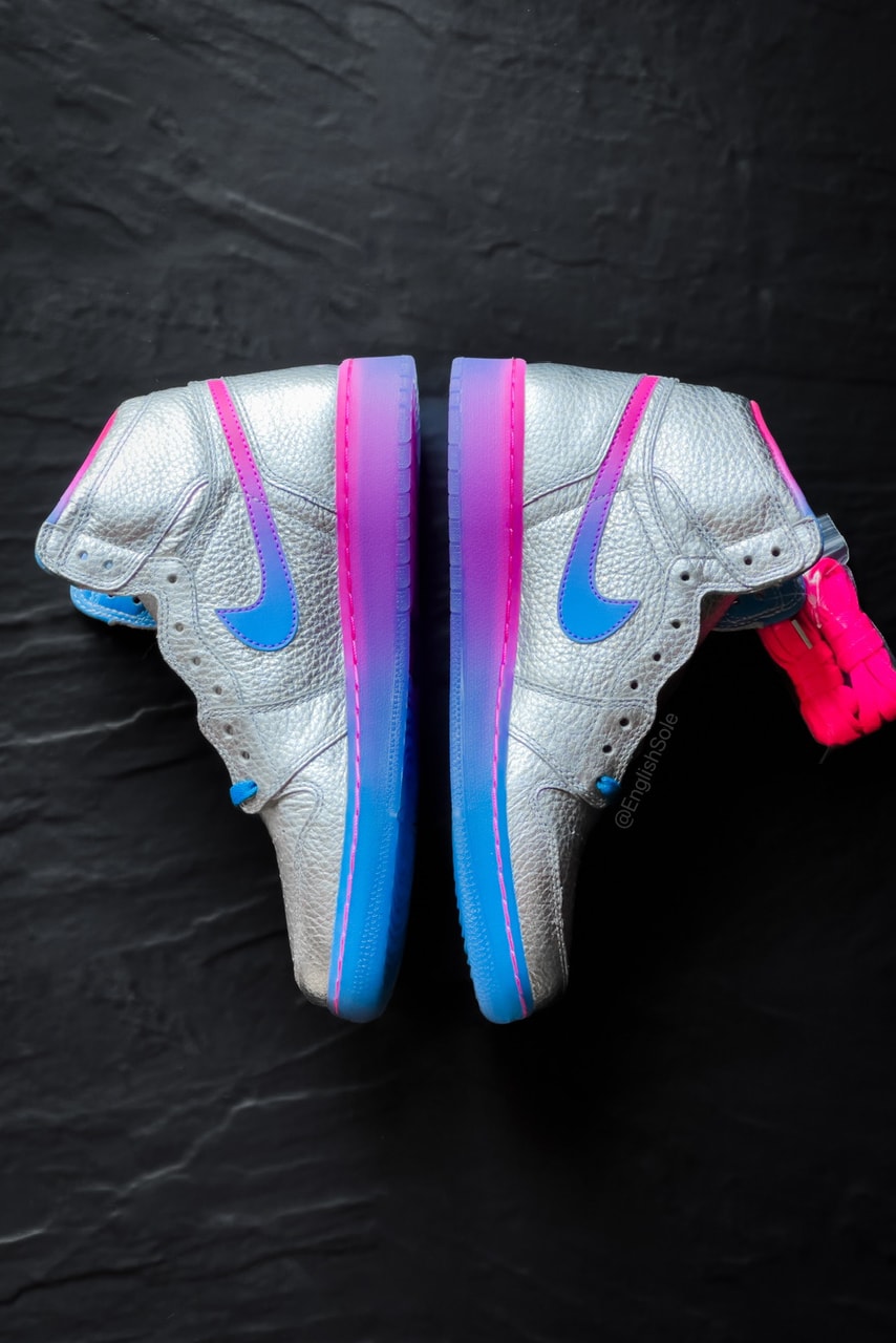 nicki minaj "the pink print" air jordan 1s sneakers footwear release info where to buy