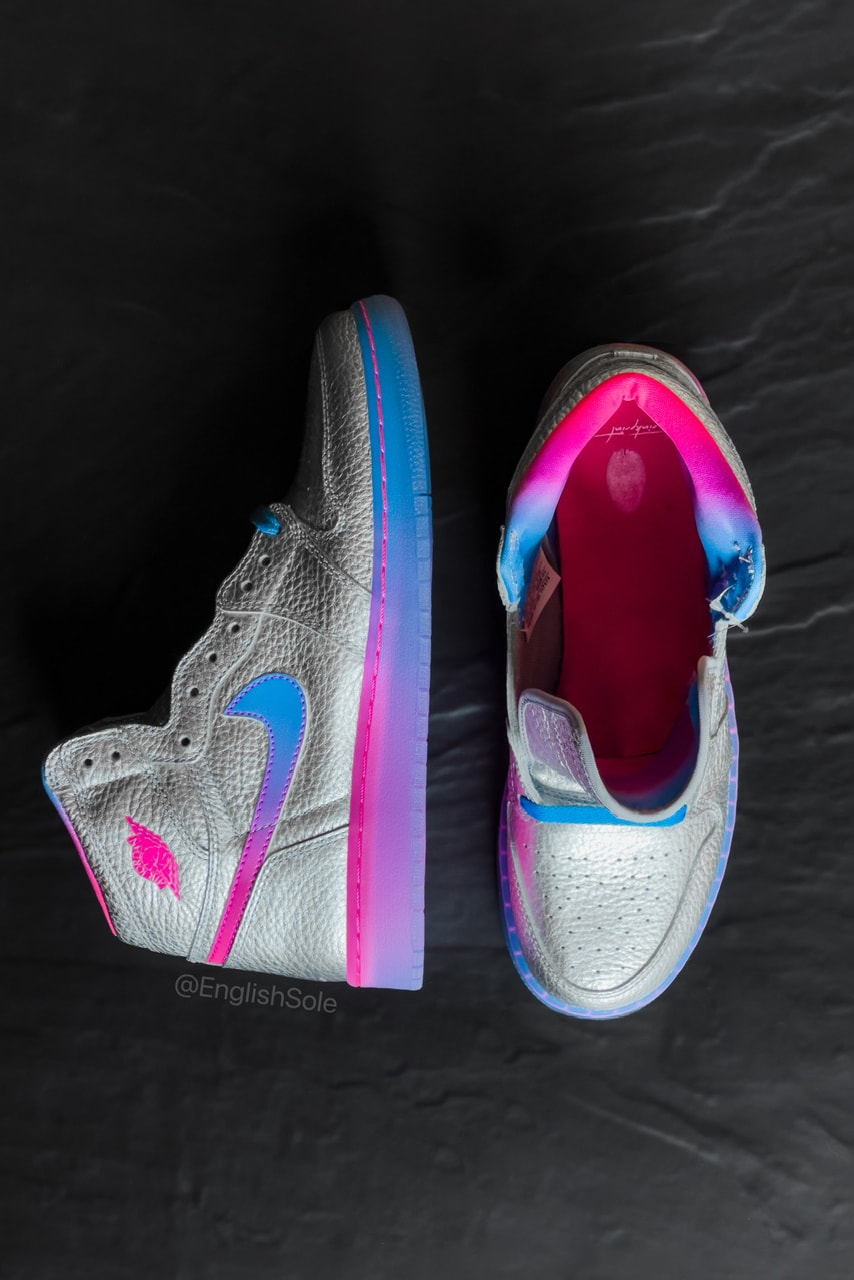 nicki minaj "the pink print" air jordan 1s sneakers footwear release info where to buy
