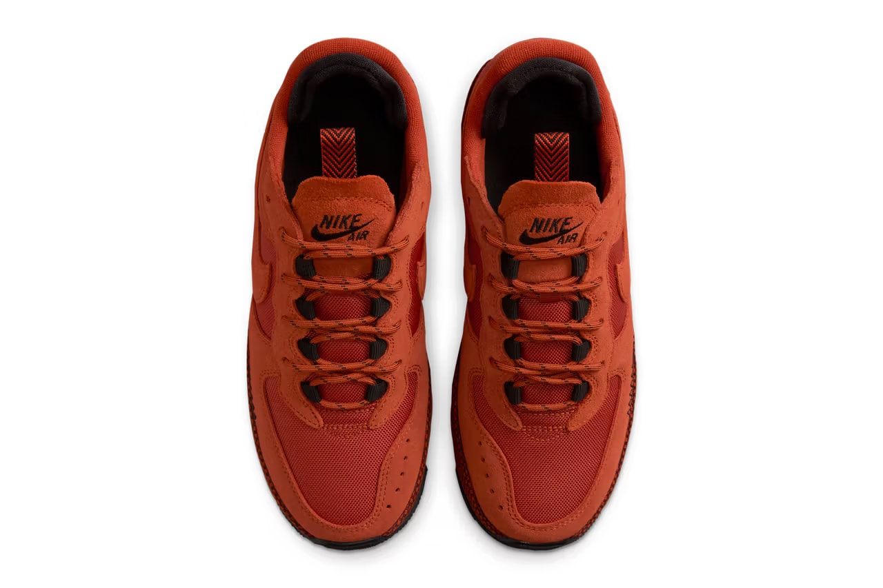 nike air force 1 wild "rugged orange" sneakers footwear release information