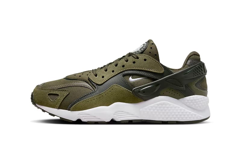 nike air huarache runner "olive" sneakers footwear 