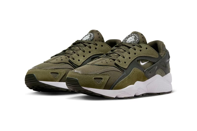 nike huarache army green