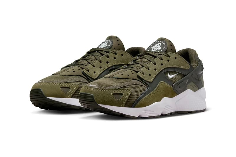 nike air huarache runner "olive" sneakers footwear 