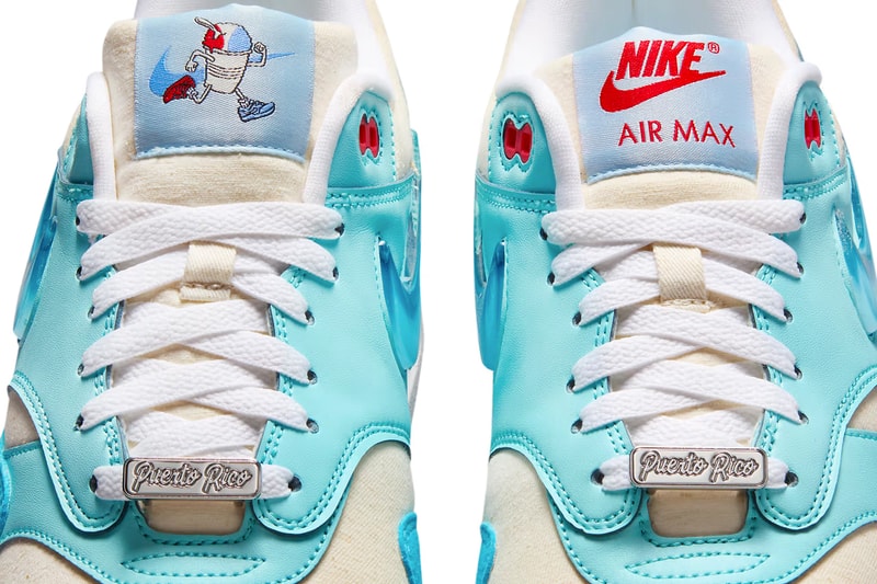 nike air max 1 puerto rico "blue gale" sneakers footwear release info price