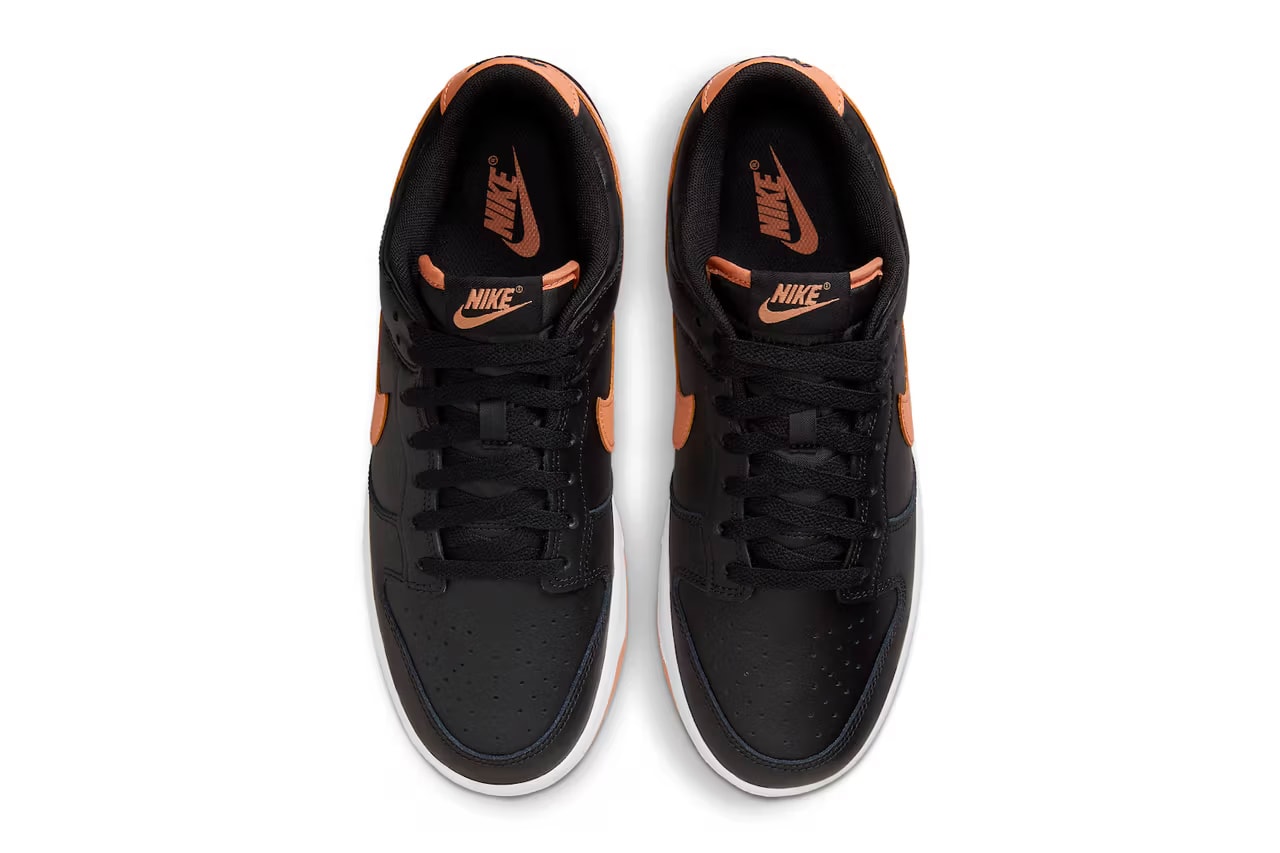 nike dunk low amber brown sneakers footwear