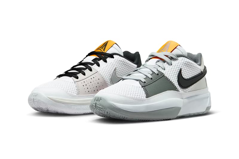 nike ja 1 light smoke grey ja morant sneakers footwear release date price information