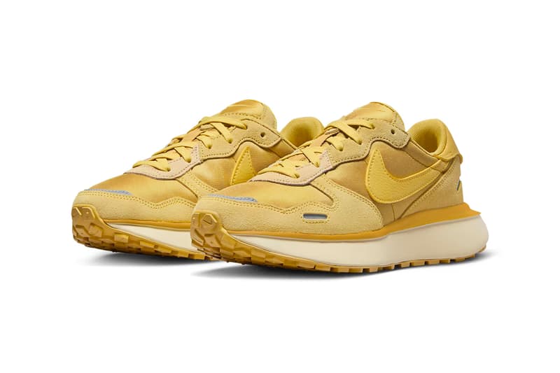 nike phoenix waffle university gold footwear sneakers