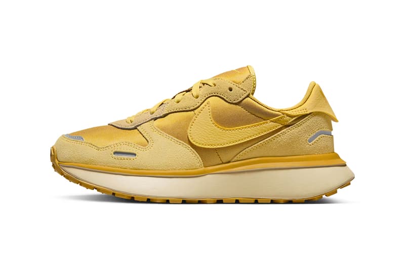 nike phoenix waffle university gold footwear sneakers