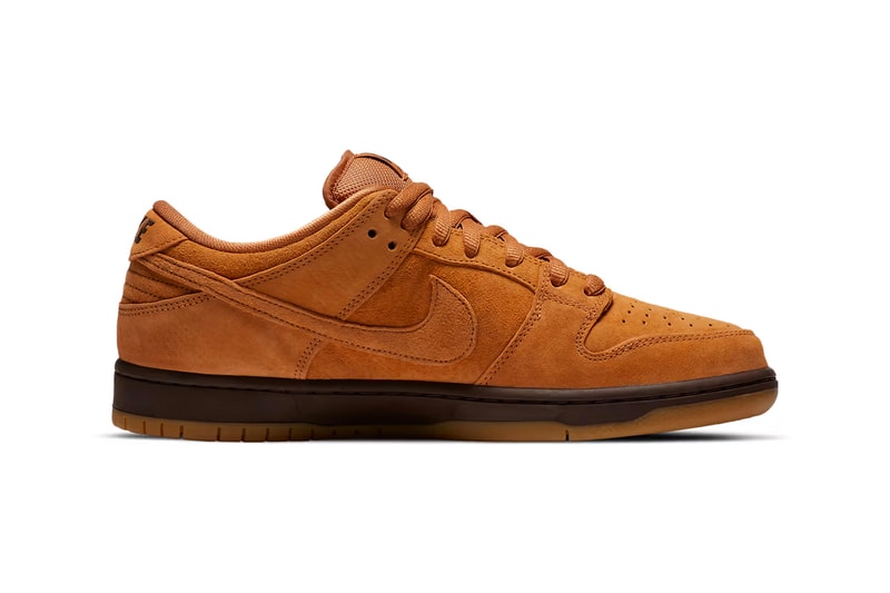 nike nike SB dunk low "wheat" sneakers footwear release information price info