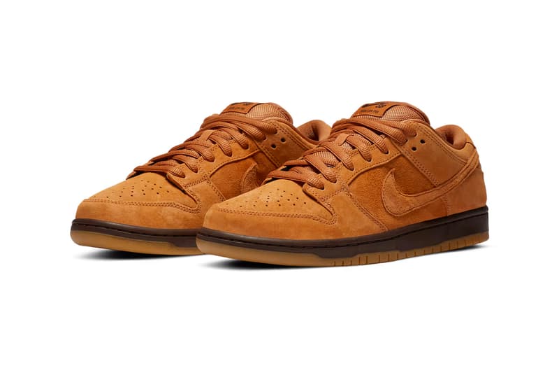 nike nike SB dunk low "wheat" sneakers footwear release information price info