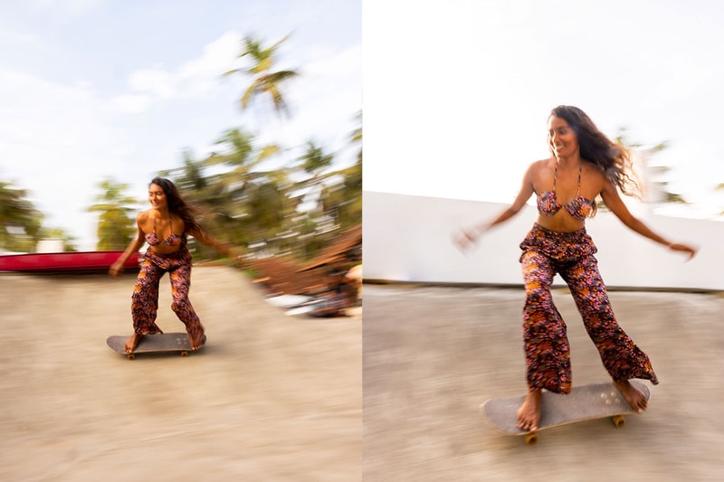 india female surfer ishita malaviya surfing roxy 