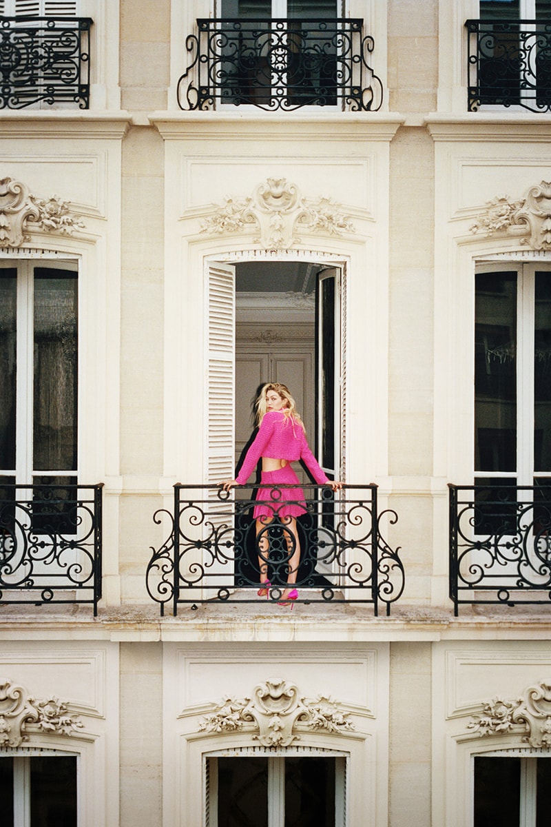 self-portrait gigi hadid autumn/winter 2023 campaign paris