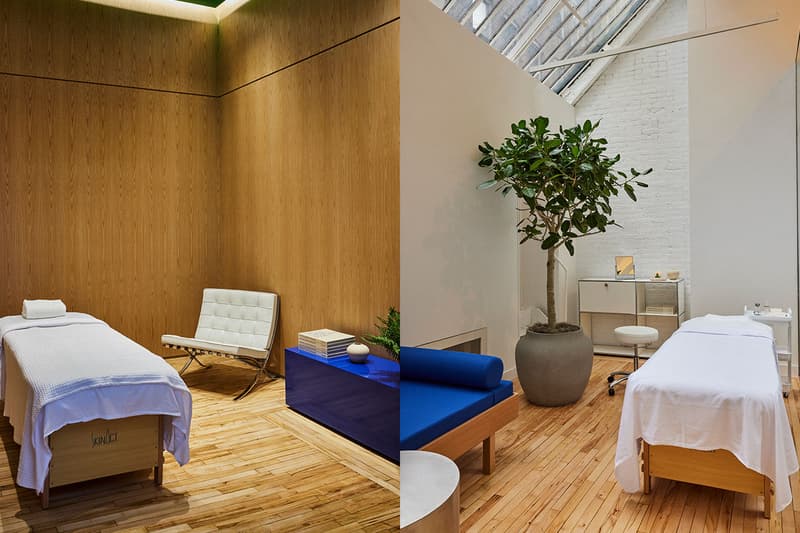 sporty and rich new york store wellness massage treatments coffee matcha 