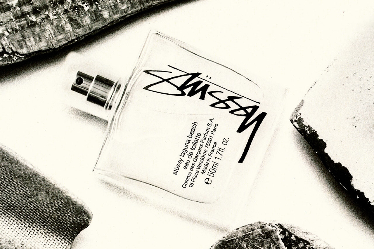 Stussy CDG Perfume COMME des GARÇONS parfums Laguna Beach Fragrance Bottle Campaign Model Eau De Toilette