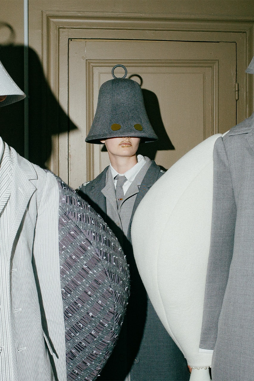 thom browne fw23 paris haute couture runway collection details