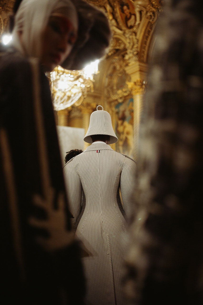thom browne fw23 paris haute couture runway collection details